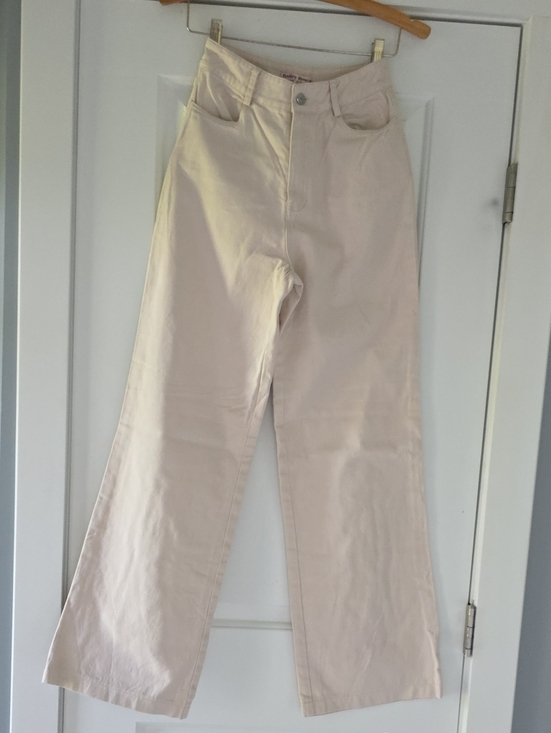 Bailey Rose Pants - Bailey Rose... High-Rise Wide Leg Pants - Cream